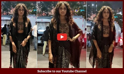 Aditi Shankar Glamorous Visuals Mahaveerudu Pre Release Event