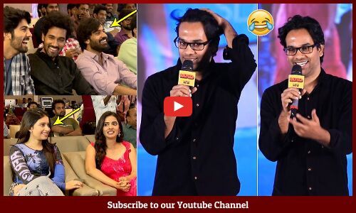 Anudeep KV Funny Speech At MAD Movie Blockbuster Celebrations | Harika | Sangeeth Shobhan | Tupaki
