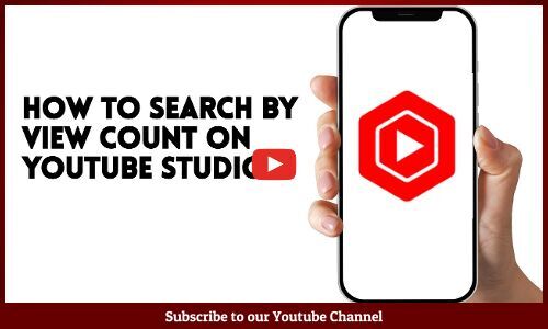 HOW TO SEARCH BY VIEW COUNT ON YOUTUBE